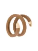 Image 1 of Bottega Veneta coiled leather cuff bracelet
