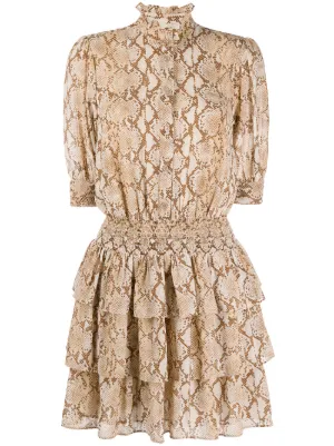 michael kors python dress