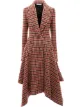Image 1 sur JW Anderson manteau volanté à carreaux