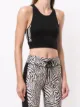 The Upside zebra crop vest