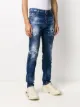 Dsquared2 Schmale Distressed-Jeans