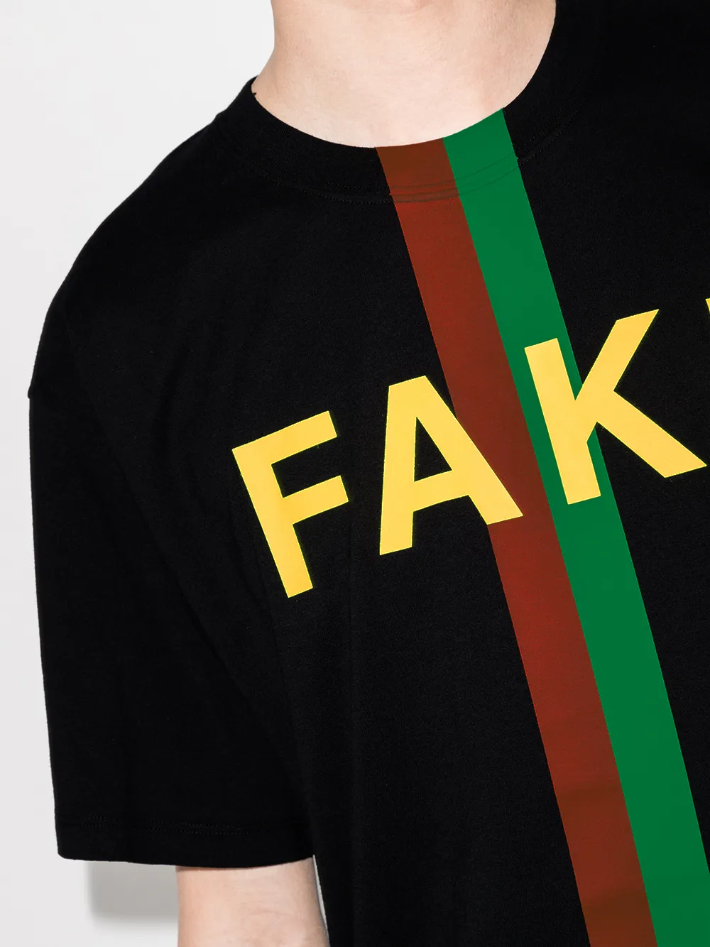 фото Gucci футболка с принтом fake/not