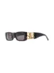 Balenciaga Eyewear logo-plaque rectangular sunglasses
