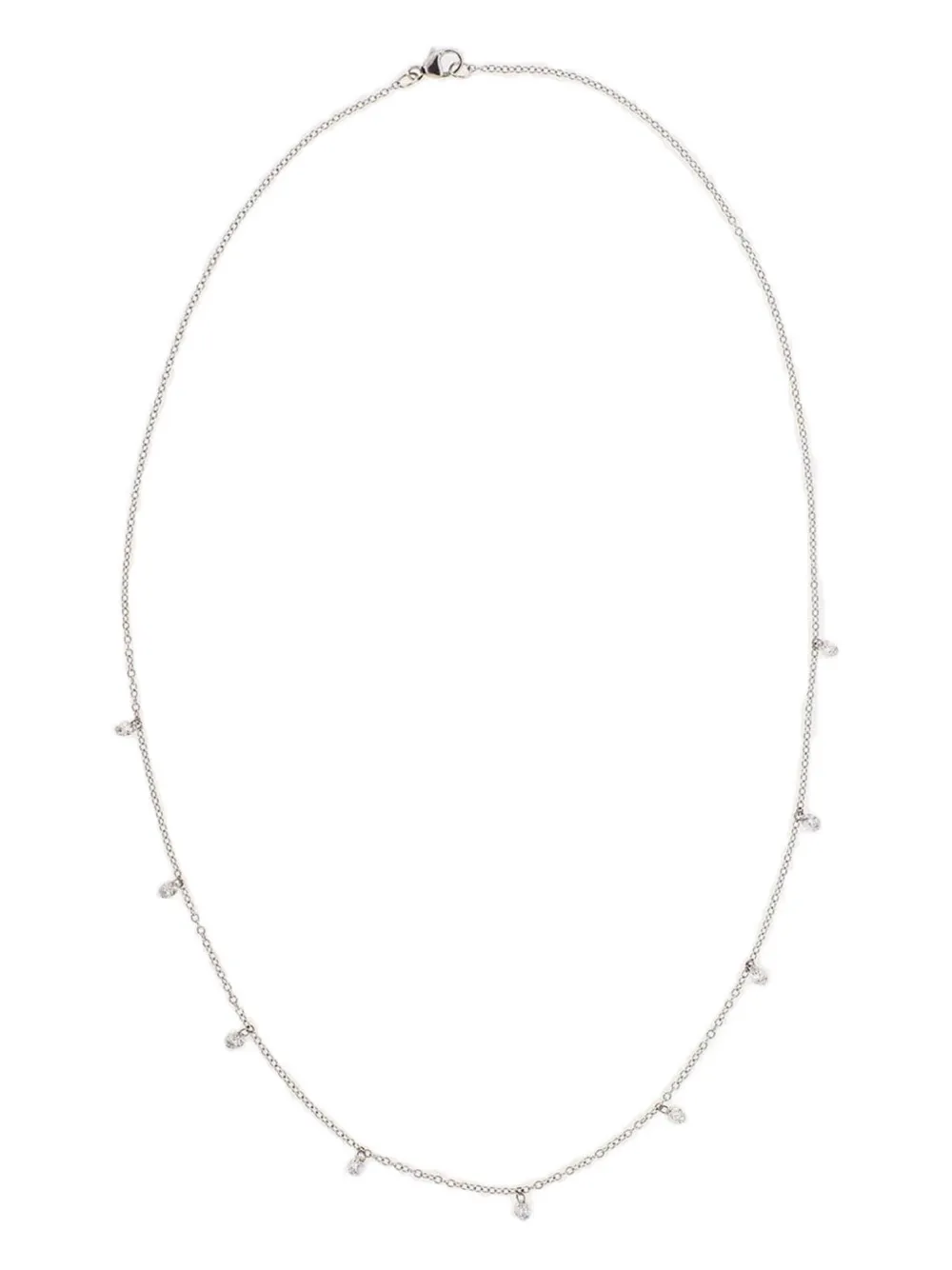 Baggins 18K white gold Floating diamonds necklace | Silver | Image 1