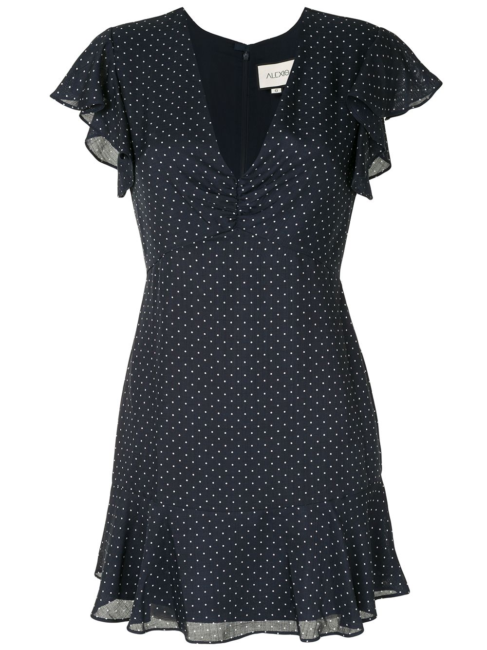 фото Alexis polka dot v-neck dress