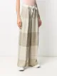 MRZ checked wide-leg trousers