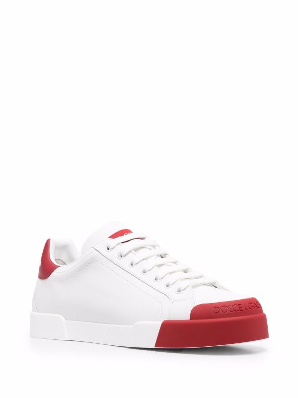 dolce gabbana portofino sneakers red