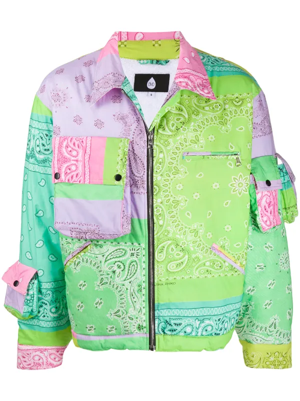 paisley print jacket