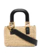 Image 1 of Fendi FF raffia mini tote bag