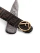 Fendi logo-print leather belt
