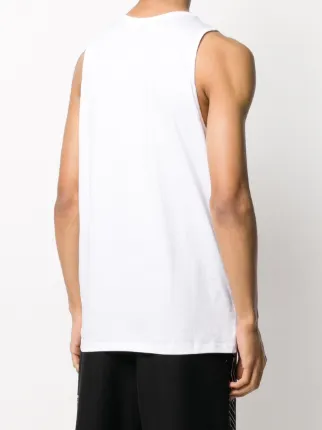 logo print tank top展示图