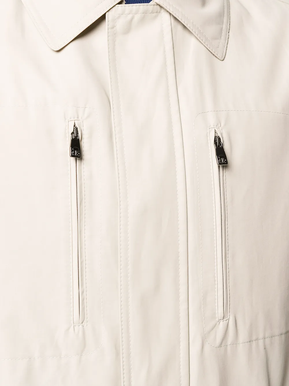 Corneliani Lightweight Utility Jacket In Neutrals