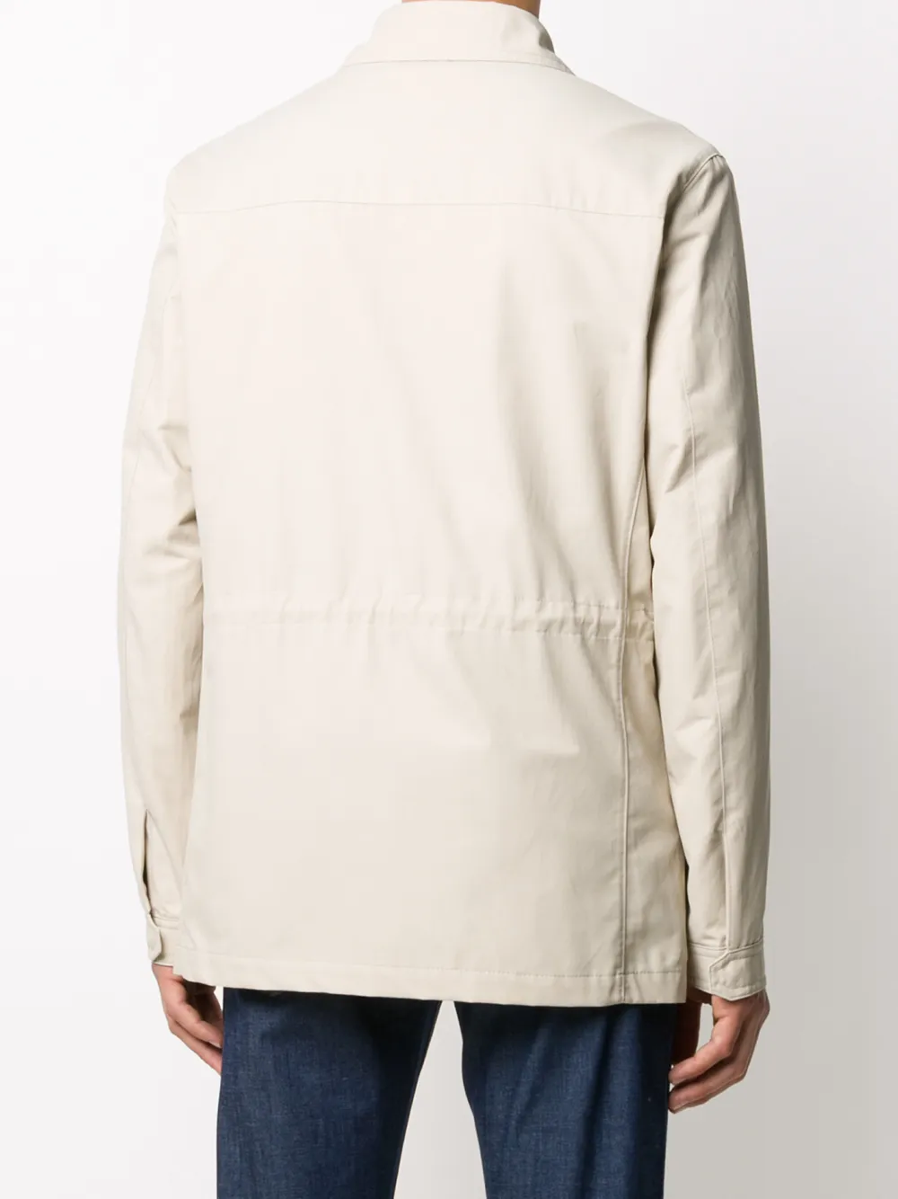 Corneliani Lightweight Utility Jacket In Neutrals