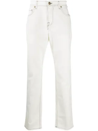 Shop Corneliani contrast stitch 