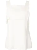 3.1 Phillip Lim panelled cold-shoulder top - White