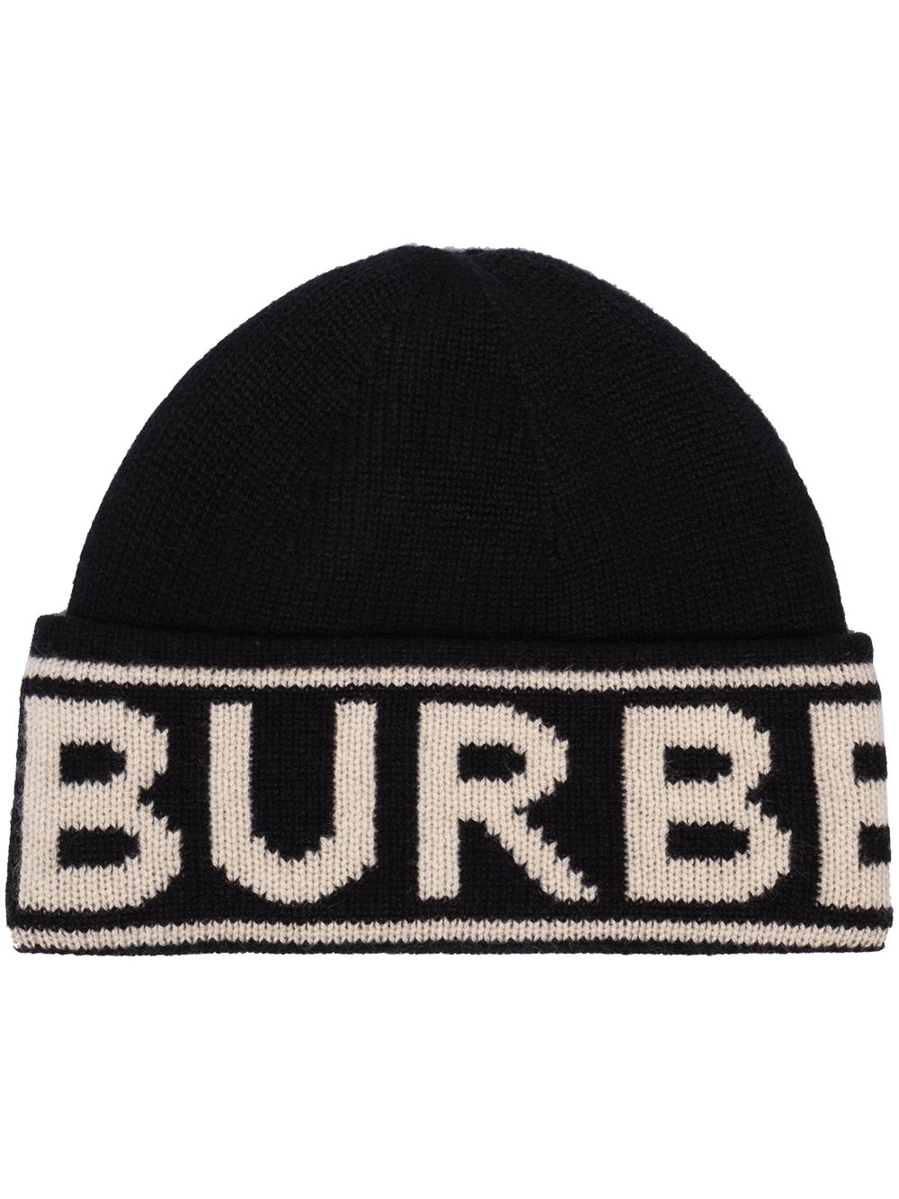 фото Burberry кашемировая шапка бини с логотипом вязки интарсия