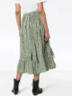 Rentrayage tiered patchwork prairie skirt