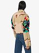 Rentrayage panelled camouflage-print jacket