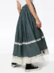 Rentrayage tiered prairie maxi skirt