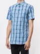 Kent & Curwen plaid print short-sleeved shirt