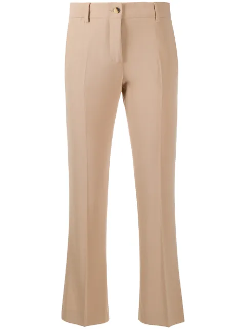 Alberto Biani pantalones capri con tiro medio