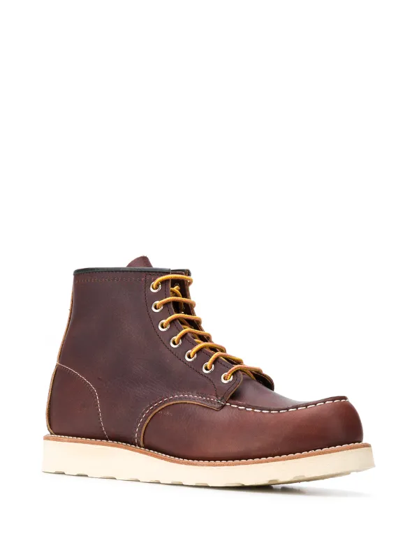 Red Wing Shoes Classic Moc lace-up Boots | Brown | FARFETCH