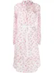 Image 1 of LOEWE floral-print knee-length dress