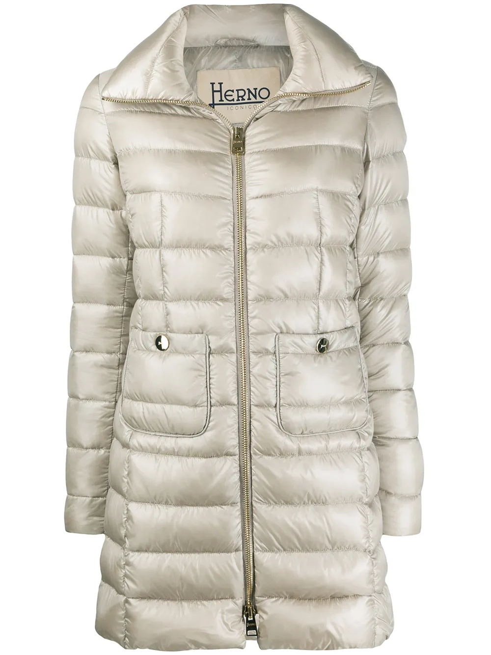 

Herno long-sleeve puffer jacket - Neutrals