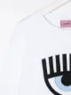 Chiara Ferragni Kids تيشيرت بتطريز عيون
