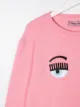 Chiara Ferragni Kids سويت شيرت بتطريز عيون