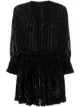 Image 1 of Saint Laurent metallic threading mini dress