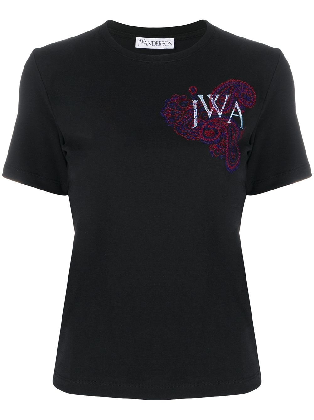 фото Jw anderson футболка с вышитым логотипом