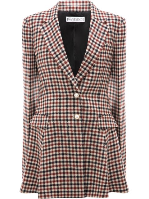 Shop JW Anderson peplum back jacket with Express Delivery - FARFETCH