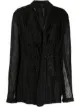Image 1 of Ann Demeulemeester semi-sheer blazer jacket