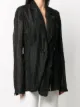 Ann Demeulemeester semi-sheer blazer jacket