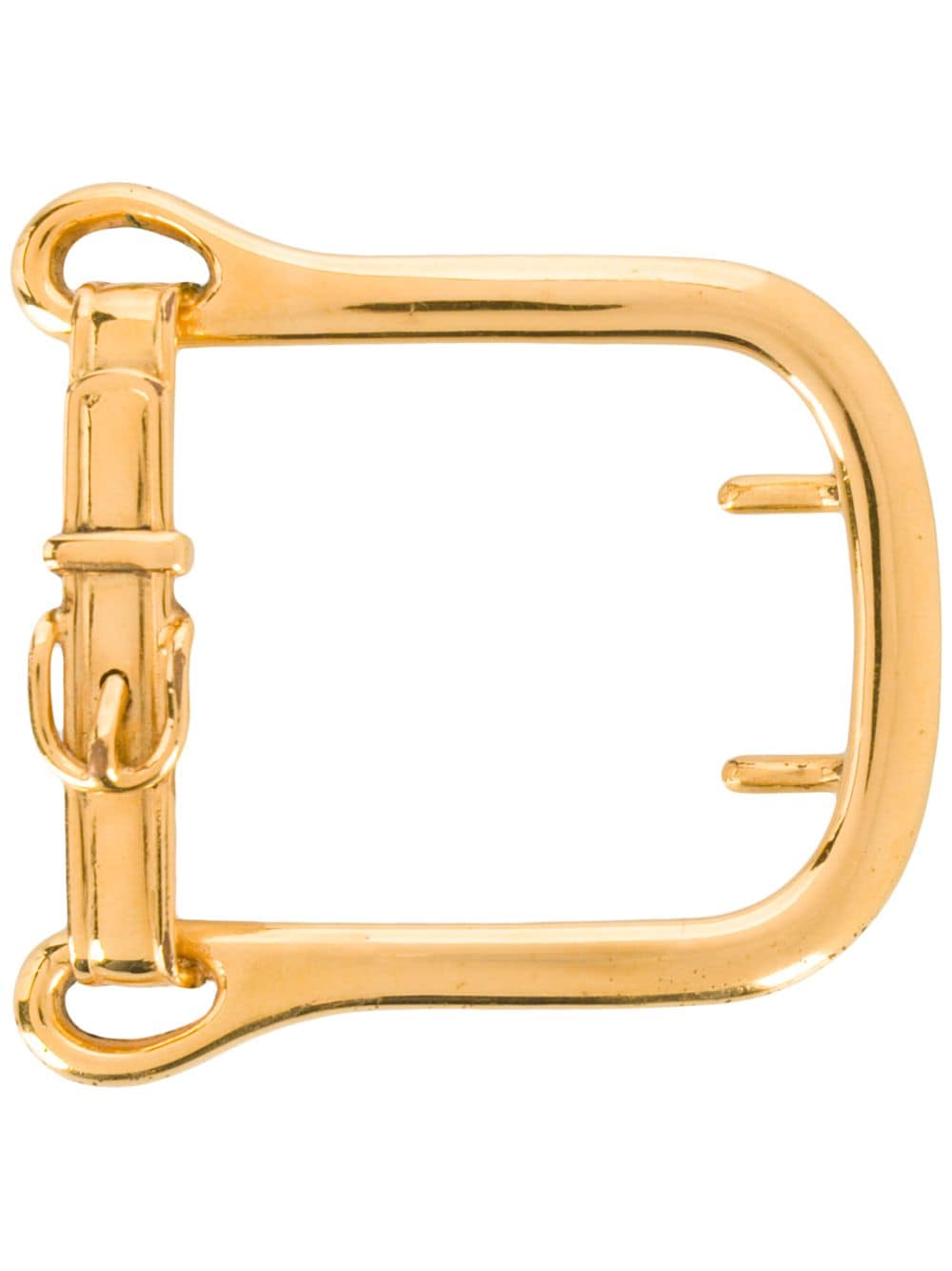 Pre-owned Hermes 1990s  Buckle In Gold