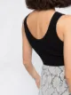 Nanushka rib-knit vest top