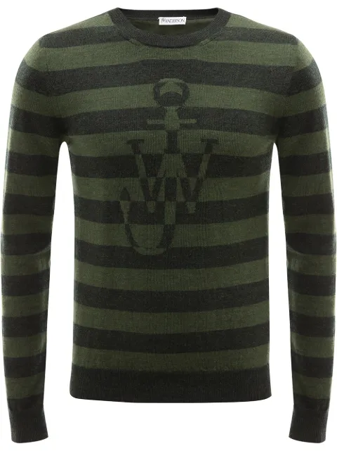 JW Anderson striped logo jumper