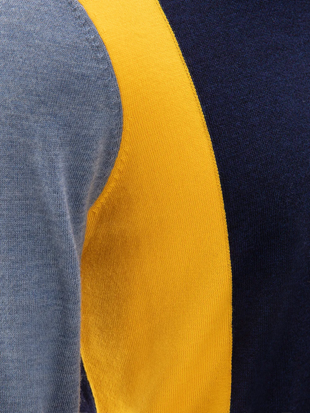 colour-block long-sleeve jumper
