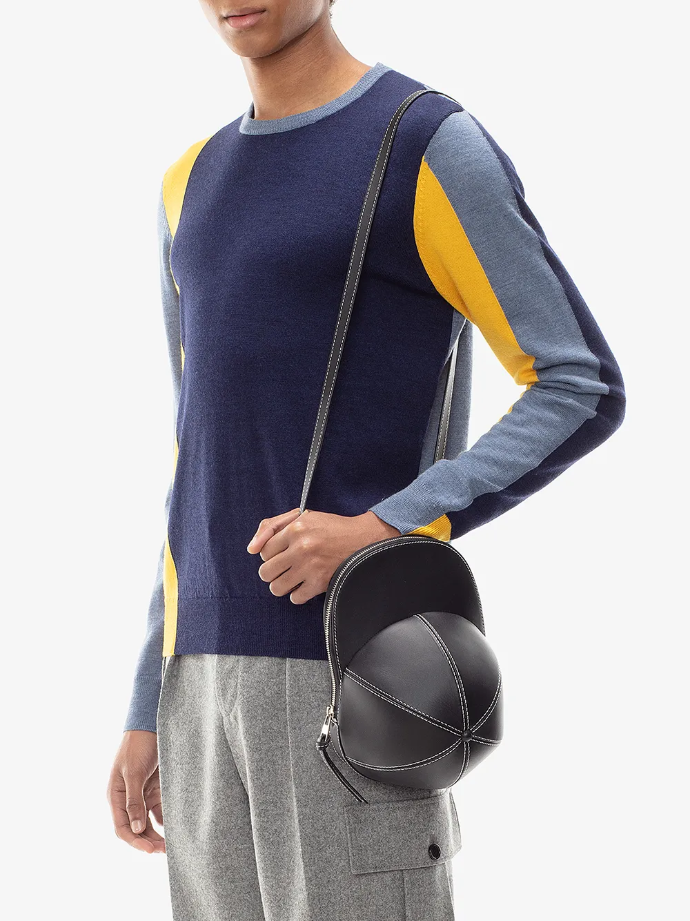  Jw Anderson Pullover In Colour Block Optik   Blau 