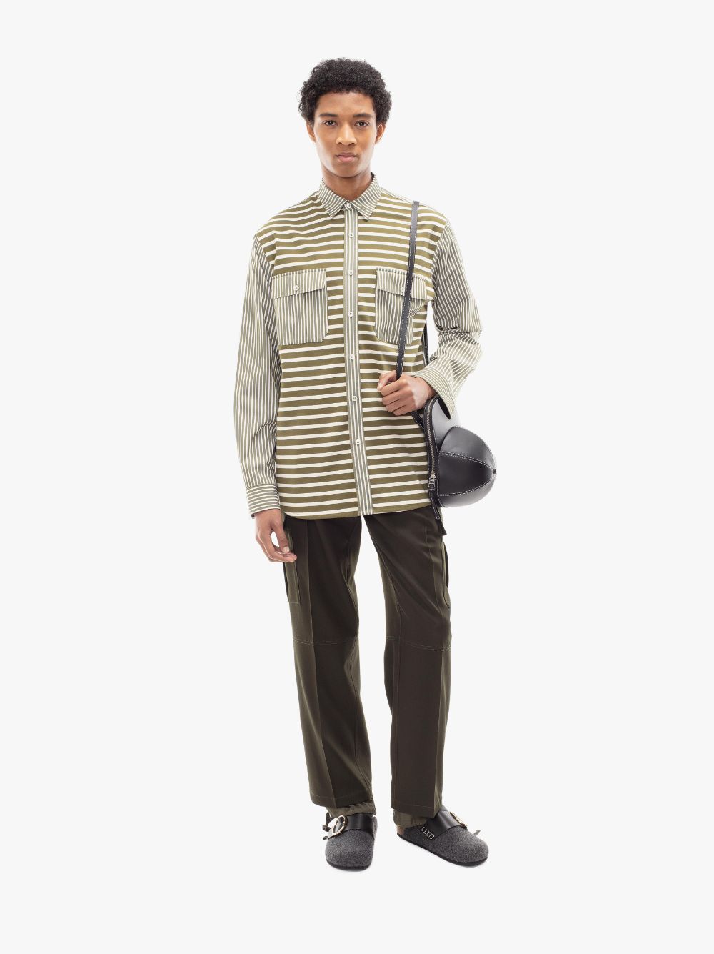 JW ANDERSON RELAXED PATCHWORK SHIRT,15423446