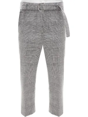 mens skinny black cropped trousers