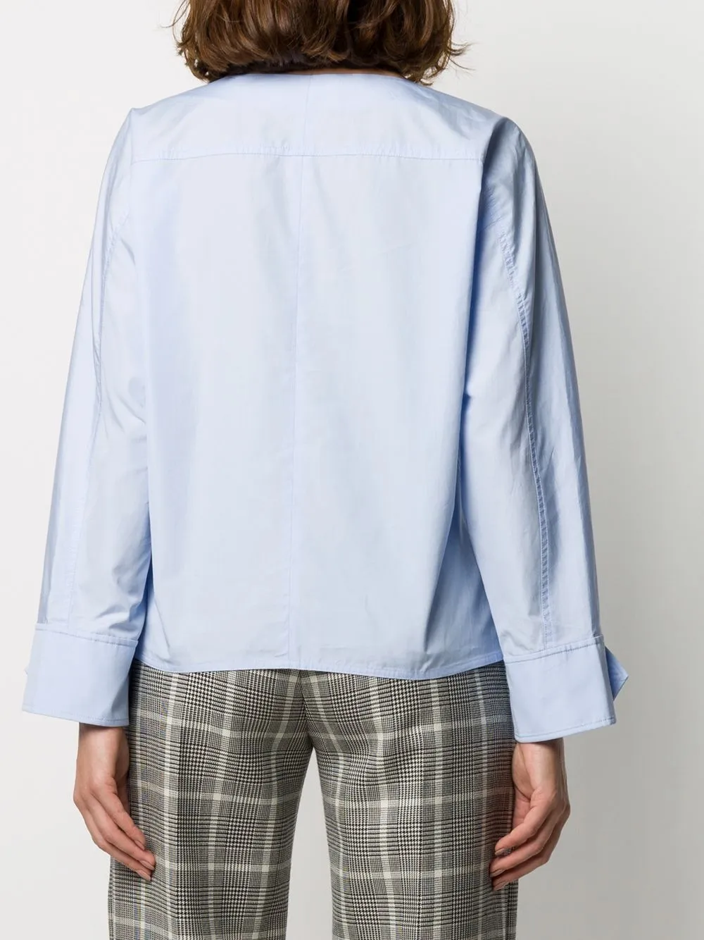 3.1 Phillip Lim Blouse met opgestikte zak Blauw