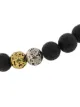 John Varvatos lava skull bead bracelet