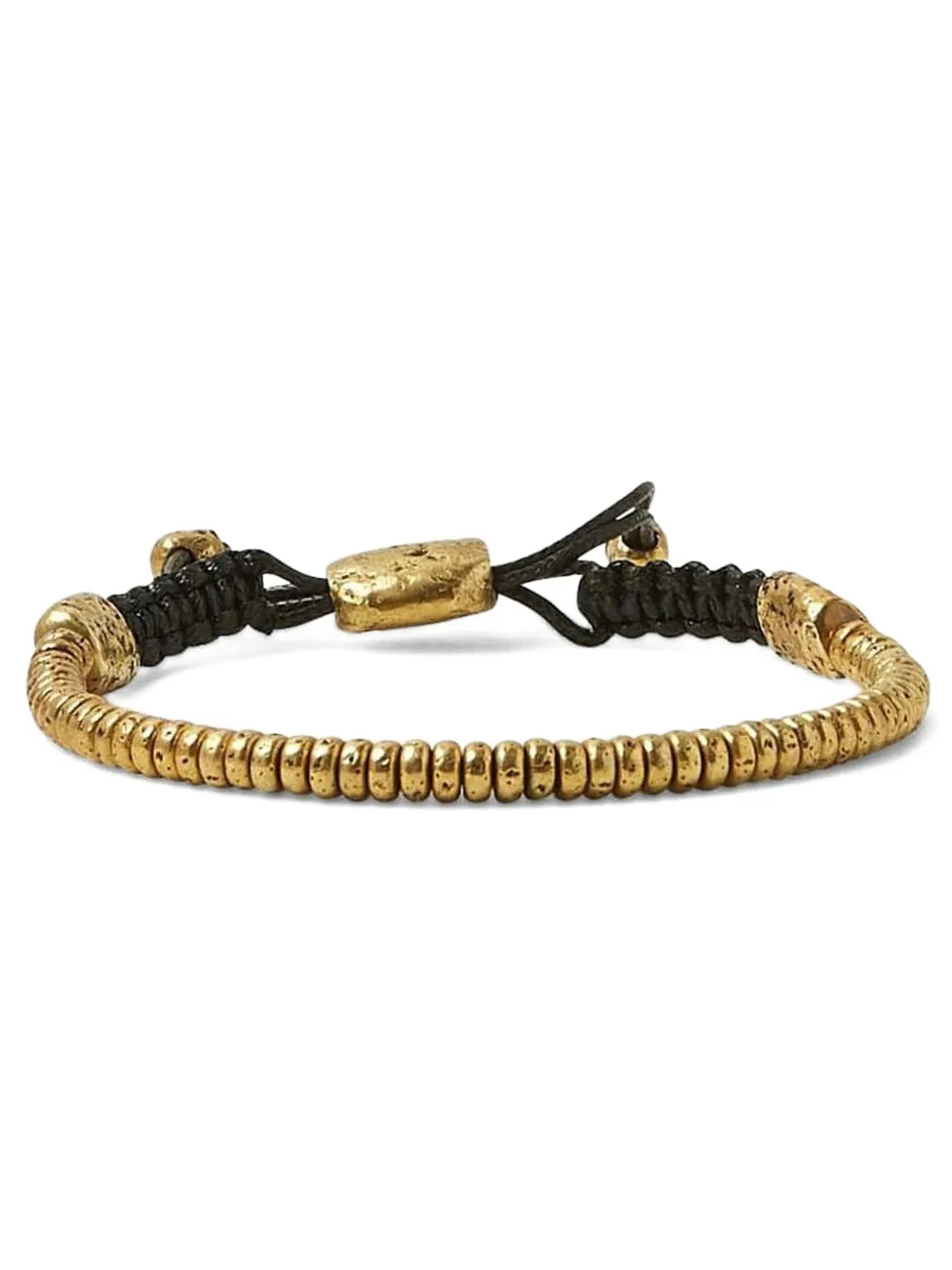 John Varvatos Beaded Skull Bracelet In Blue