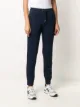 Ea7 Emporio Armani tapered printed logo track pants