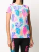 Ea7 Emporio Armani short sleeve palm print T-shirt