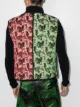 Pronounce panelled embroidered waistcoat