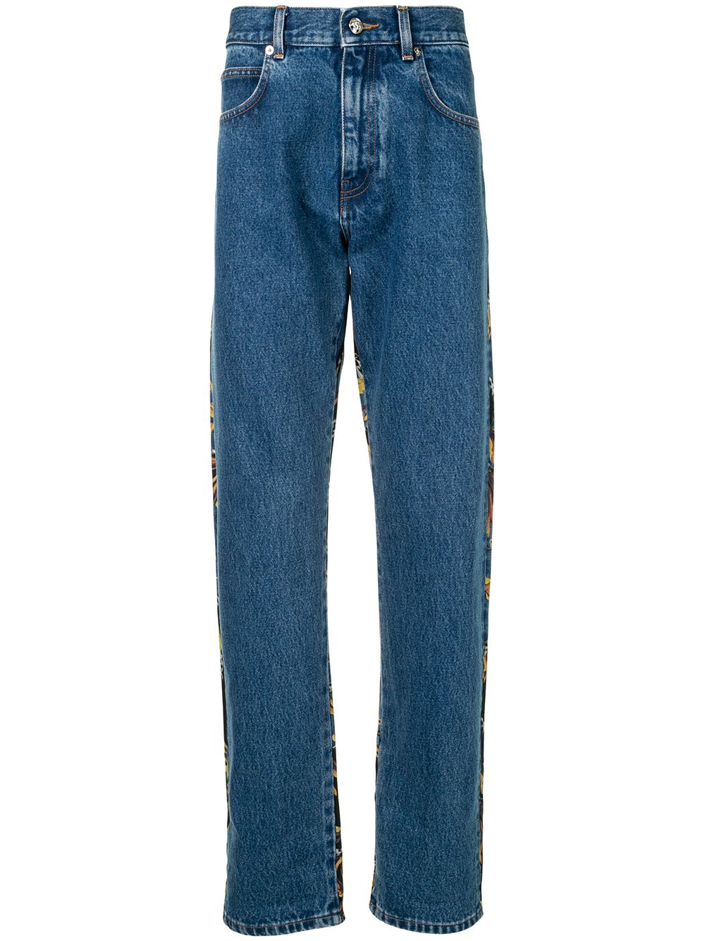 фото Versace джинсы прямого кроя с принтом