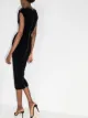 Balmain fine-knit fitted pencil dress
